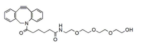 二苯基环辛炔-四聚乙二醇-羟基,DBCO-PEG4-Hydroxyl,DBCO-PEG4-OH,DBCO-PEG4-Hydroxyl,DBCO-PEG4-OH