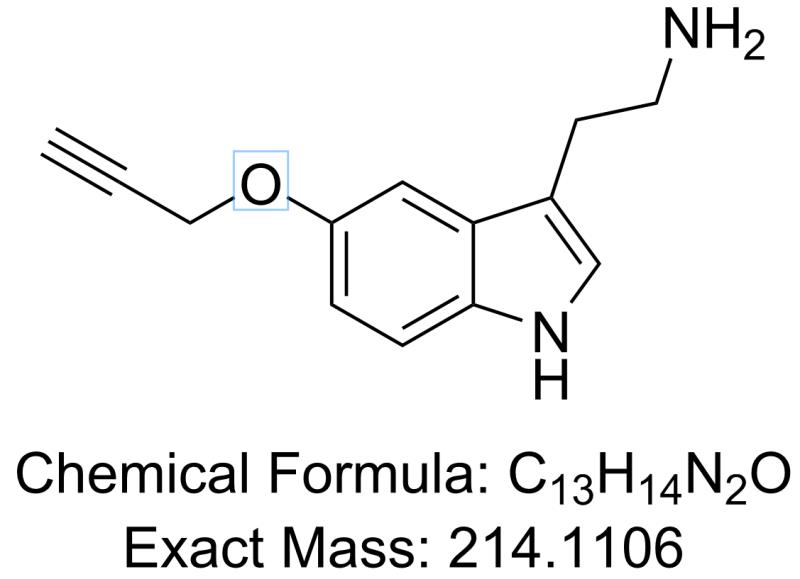 5-(2-Propyn-1-yloxy)-1H-Indole-3-ethanamine (propargylserotonin)