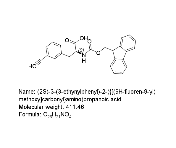 Fmoc-3-ethynylphe
