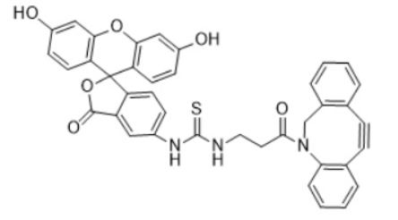 荧光素-二苯并环辛炔,Fluorescein-DBCO,FlITC-DBCO,Fluorescein-DBCO,FlITC-DBCO