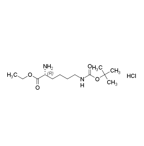 (2R)-2-amino-6-[(2-methylpropan-2-yl)oxycarbonylamino]hexanoate;hydrochloride?