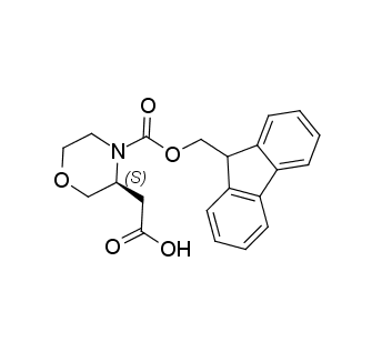 2-[(3S)-4-(9H-fluoren-9-ylmethoxycarbonyl)morpholin-3-yl]acetic acid