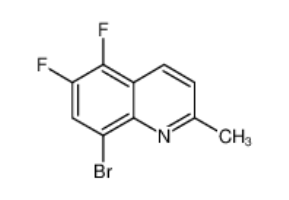 8-溴-5,6-二氟-2-甲基喹啉,8-BROMO-5,6-DIFLUORO-2-METHYLQUINOLINE;