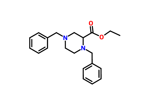 1,4-二苄基哌嗪-2-羧酸乙酯,Ethyl 1,4-dibenzylpiperazine-2-carboxylate