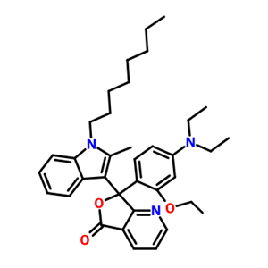 7-[4-(二乙基氨基)-2-乙氧基苯基]-7-(2-甲基-1-辛基-1H-吲哚-3-基)呋喃并[3,4-b]吡啶-5(7H)-酮