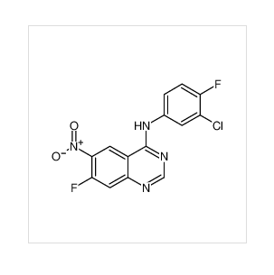4-[(3-氯-4氟)氨基]-6-硝基-7-氟-喹唑啉氨,4-Quinazolinamine, N-(3-chloro-4-fluorophenyl)-7-fluoro-6-nitro-