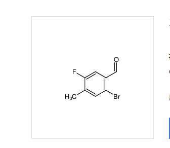 2-溴-5-氟-4-甲基苯甲醛,2-BROMO-5-FLUORO-4-METHYL BENZALDEHYDE