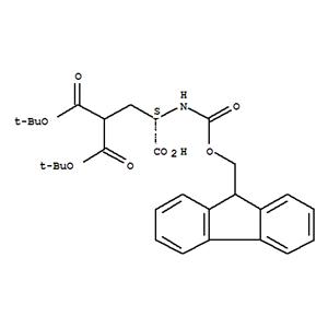 (S)-3-[[(9H-芴-9-基甲氧基)羰基]氨基]-1,1,3-丙烷三羧酸 1,1-双叔丁酯