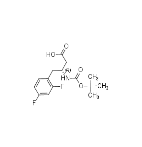 (3R)-4-(2,4-difluorophenyl)-3-[(2-methylpropan-2-yl)oxycarbonylamino]butanoic acid