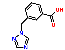 3-(1H-1,2,4-噻唑-1-甲基)苯甲酸,3-[(1H-1,2,4-triazol-1-yl)methyl]benzoic acid