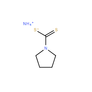 吡咯烷二硫代氨基甲酸铵,Ammonium 1-pyrrolidinedithiocarbamate