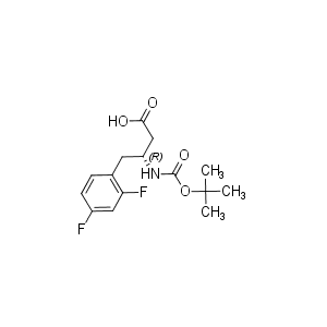 (3R)-4-(2,4-difluorophenyl)-3-[(2-methylpropan-2-yl)oxycarbonylamino]butanoic acid