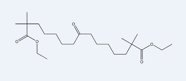 2,2,14,14-四甲基-8-氧代-十五烷二酸二乙酯,2,2,14,14-Tetramethyl-8-oxopentadecanedioic acid diethyl ester