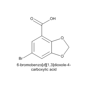 6-溴苯并[D][1,3]1,3-二氧杂环戊烯-4-羧酸,6-BroMobenzo[d][1,3]dioxole-4-carboxylic acid