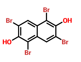 1,3,5,7-四溴-2,6-萘二醇,1,3,5,7-tetrabromo-2,6-naphthalenediol