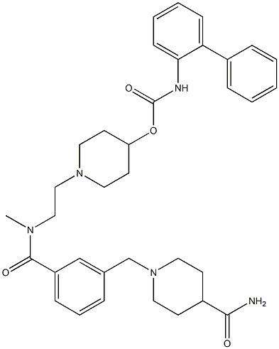 1-(2-(Benzyl(methyl)amino)ethyl)piperidin-4-yl [1,1'-biphenyl]-2-ylcarbamate