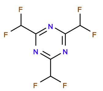 Tris(difluoromethyl)-1,3,5-triazine,Tris(difluoromethyl)-1,3,5-triazine