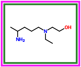 5-(N-乙基-N-2-羟乙基胺)-2-戊胺,2-(4-Aminopentyl(ethyl)amino)ethanol