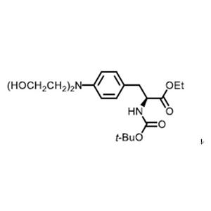 N-boc-L-3-(4- bis(hydroxyethyl)aminophenyl) alanine ethyl ester