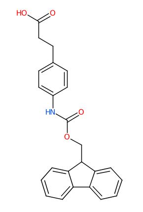 3-(FMOC-4-氨基苯基)丙酸,3-(4-((((9H-Fluoren-9-yl)methoxy)carbonyl)amino)phenyl)propanoic aci