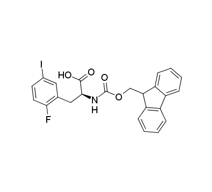 芴甲氧羰基-苯丙氨酸2氟,3碘,Fmoc-Phe(2-F,5-I)-OH
