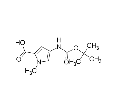 1-methyl-4-[(2-methylpropan-2-yl)oxycarbonylamino]pyrrole-2-carboxylic acid