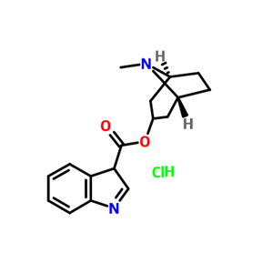 1H-吲哚-3-羧酸-(3-endo)-8-甲基-8-氮杂双环[3,2,1]辛烷-3-基酯盐酸盐,tropisetron hydrochloride