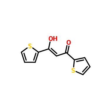 (Z)-3-hydroxy-1,3-bis(2-thienyl)-2-propen-1-one,(Z)-3-hydroxy-1,3-bis(2-thienyl)-2-propen-1-one