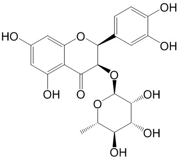 新异落新妇苷,2-(3,4-dihydroxyphenyl)-5,7-dihydroxy-3-(3,4,5-trihydroxy-6-methyl-oxa n-2-yl)oxy-chroman-4-one