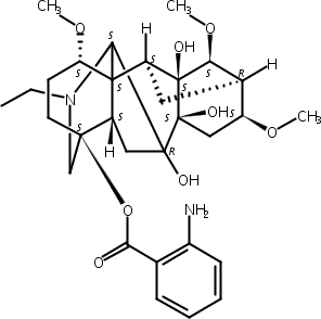 去乙酰冉乌头丨碱,N-Deacetylranaconitine