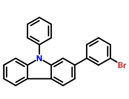 2-(3-溴苯基)-9-苯基咔唑,2-(3-BroMophenyl)-9H-BroMophenylcarbazole