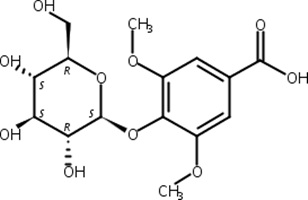 葡萄糖基丁香酸/丁香酸葡萄糖苷,Glucosyringic acid