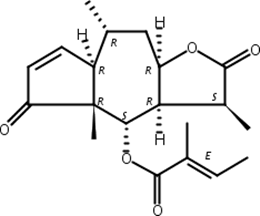 小堆心菊素 C;6-O-惕各酸-11?,13-二氢堆心菊灵,Microhelenin C