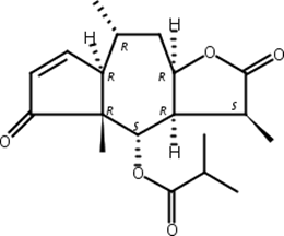 山金车内酯C,Arnicolide C;Isobutyroylplenolin
