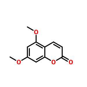 5,7-二甲氧基香豆素,5,7-Dimethoxycoumarin