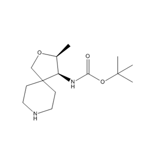 tert-butyl ((3S,4S)-3-methyl-2-oxa-8-azaspiro[4.5]decan-4-yl)carbamate