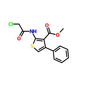 2-(2-氯乙酰基氨基)-4-苯基噻吩-3-甲酸甲酯
