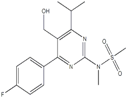4-(4-氟苯基)-6-异丙基-2-[(N-甲基-N-甲磺酰)氨基]嘧啶-5-甲醇,4-(4-Fluorophenyl)-6-isopropyl-2-[(N-methyl-n-methylsulfonyl)amino]pyrimidine-5-yl-methanol
