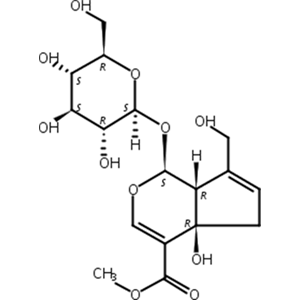 黄夹环烯醚萜苷,Theviridoside