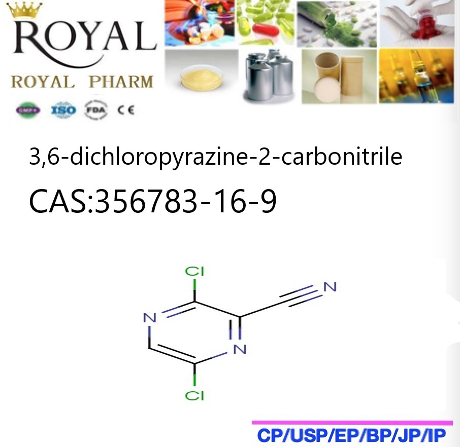 法匹拉韋中間體3,6-二氯吡嗪-2-甲腈,3,6-dichloropyrazine-2-carbonitrile