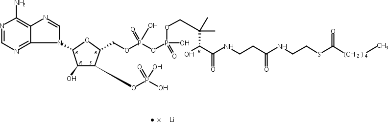 己酰基辅酶A,锂盐,Hexanoyl Coenzyme A, Li salt