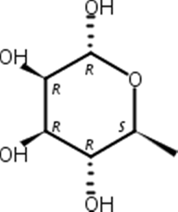 鼠李糖,α-L-Rhamnopyranose