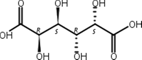 黏酸，半乳糖二酸,Galactaric acid( galacto-Hexaric acid,Saccharolactic acid)