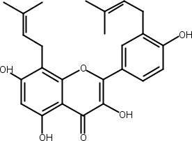 构树黄酮醇F（楮树黄酮醇F）,Broussoflavonol F