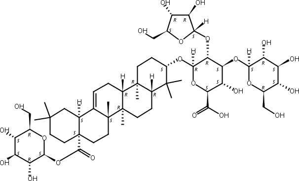 刺楸皂苷G,Kalopanaxsaponin G