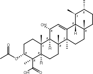 3α-O-乙酰基-11α-羟基-β-乳香酸,3α-O-Acetyl-11α-hydroxy-β-boswellic acid