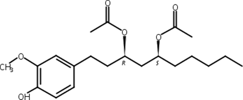 [6]-姜二醇二乙酸酯,Diacetoxy-6-gingerdio