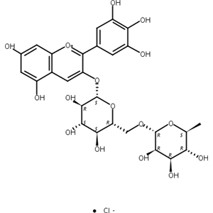 氯化飞燕草素-3-O-芸香糖苷