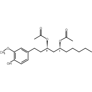[6]-姜二醇二乙酸酯,Diacetoxy-6-gingerdio