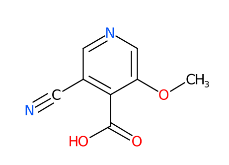 3-氰基-5-甲氧基异烟酸,3-Cyano-5-methoxyisonicotinic acid